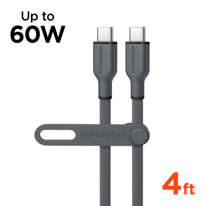 HyperGear Flexi PRO USB-C to USB-C Cable 4ft Jupiter Gear Home