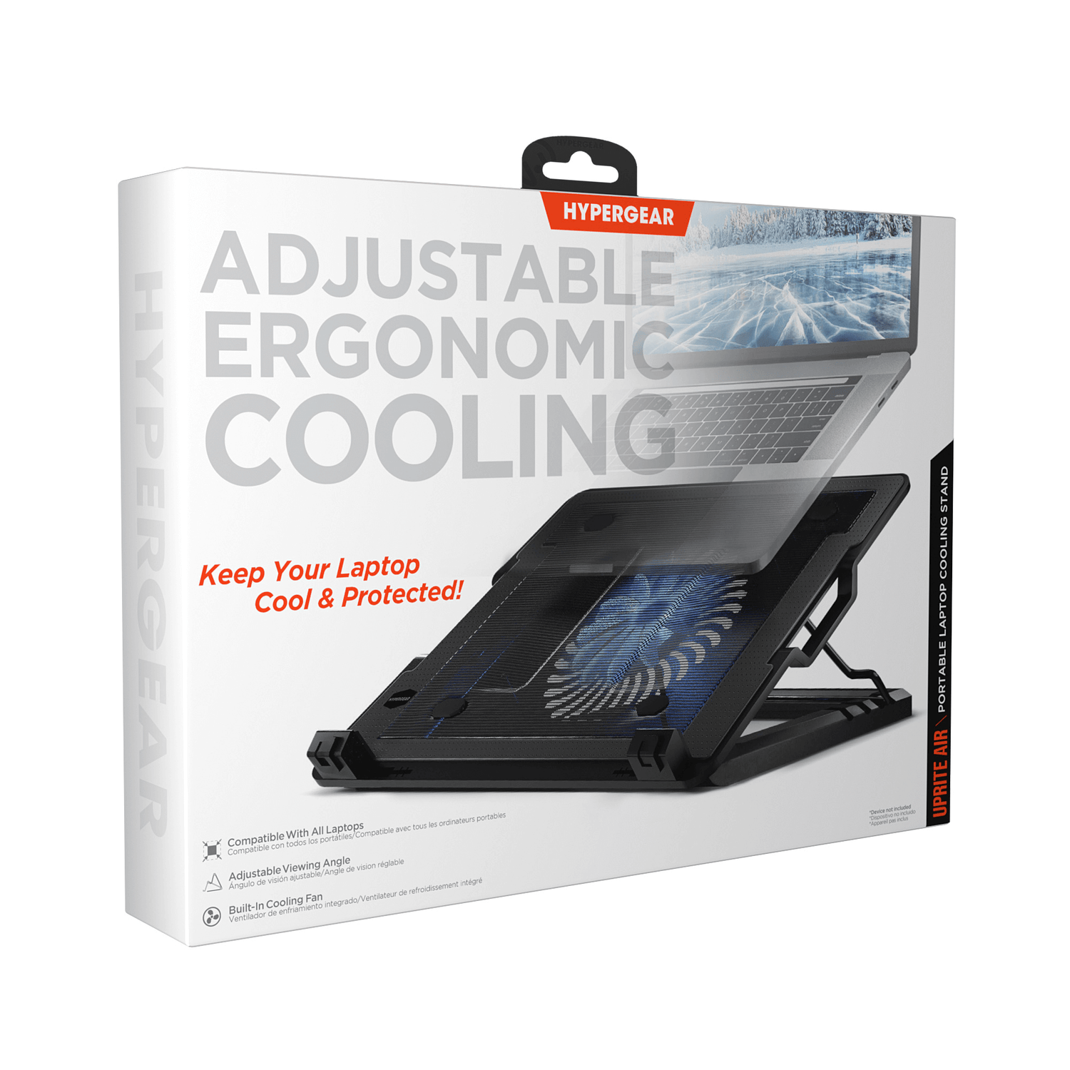 HyperGear UpRite Air Portable Laptop Cooling Stand Jupiter Gear Home