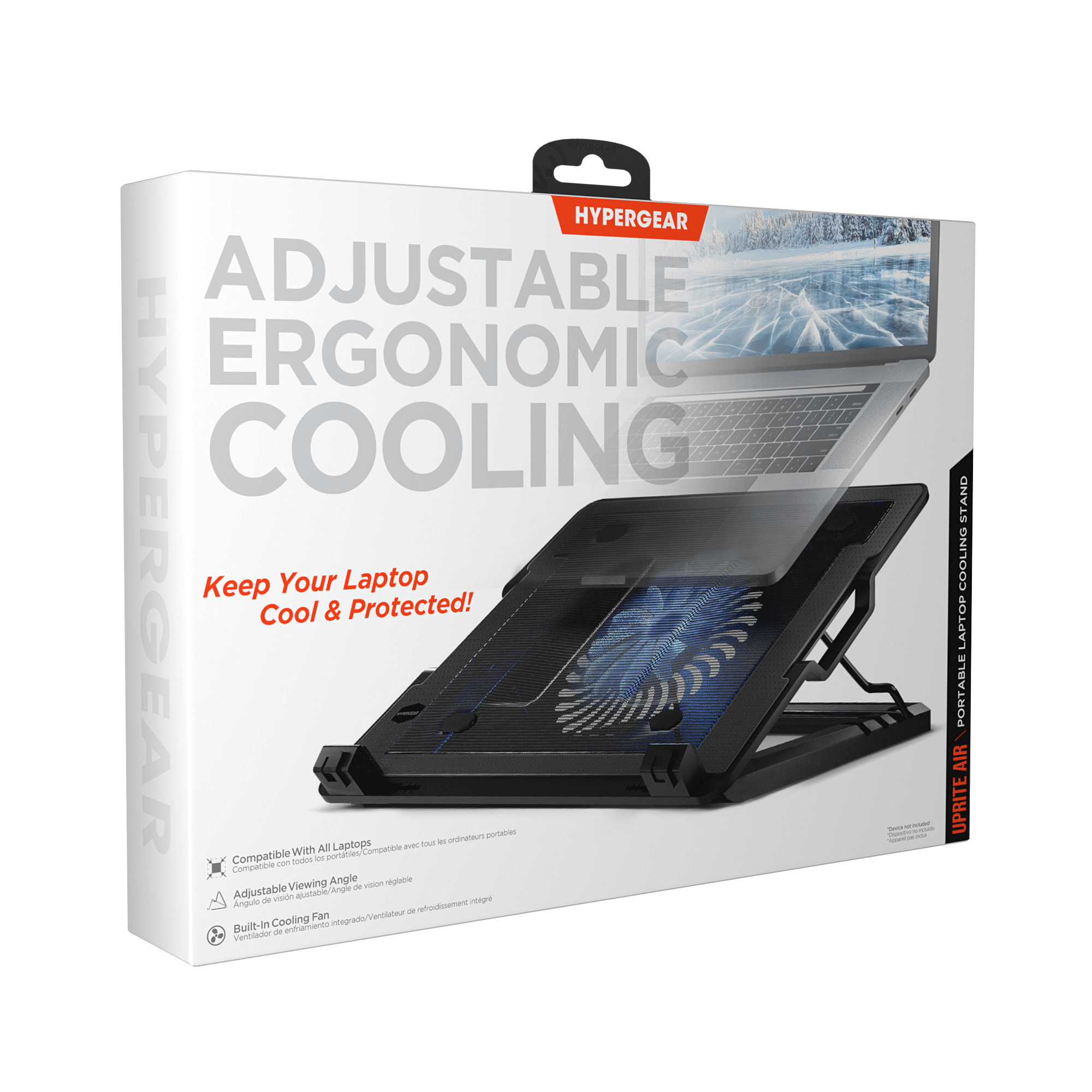 HyperGear UpRite Air Portable Laptop Cooling Stand Jupiter Gear Home