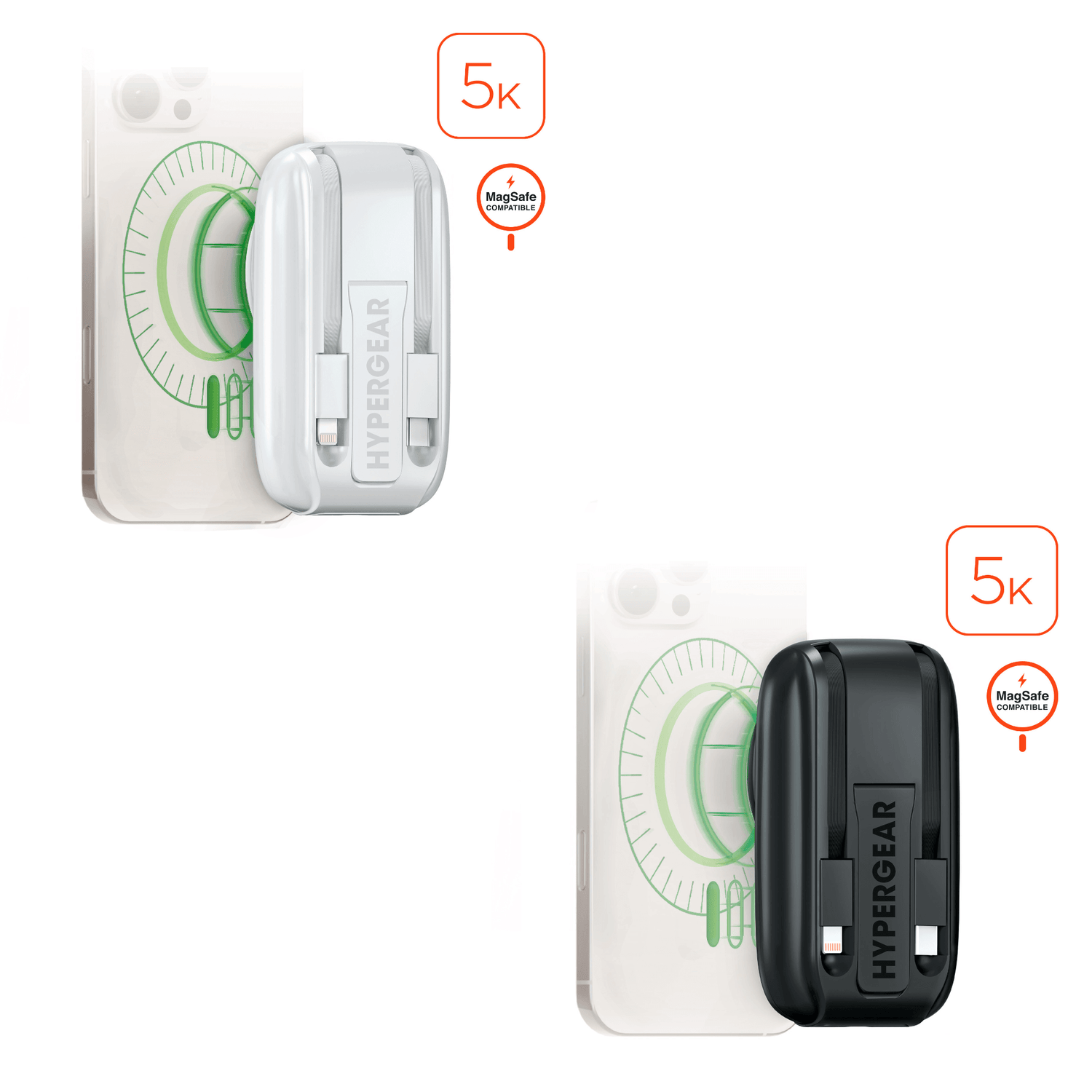 HyperGear Mag Grip Go 5000mAh Wireless Power Bank Jupiter Gear Home