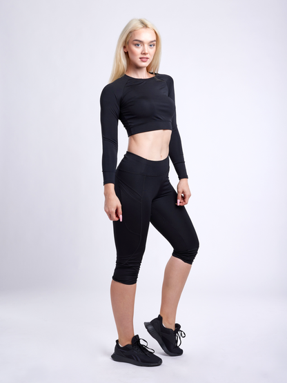 JupiterGear Long-Sleeve Crop Top Jupiter Gear Home