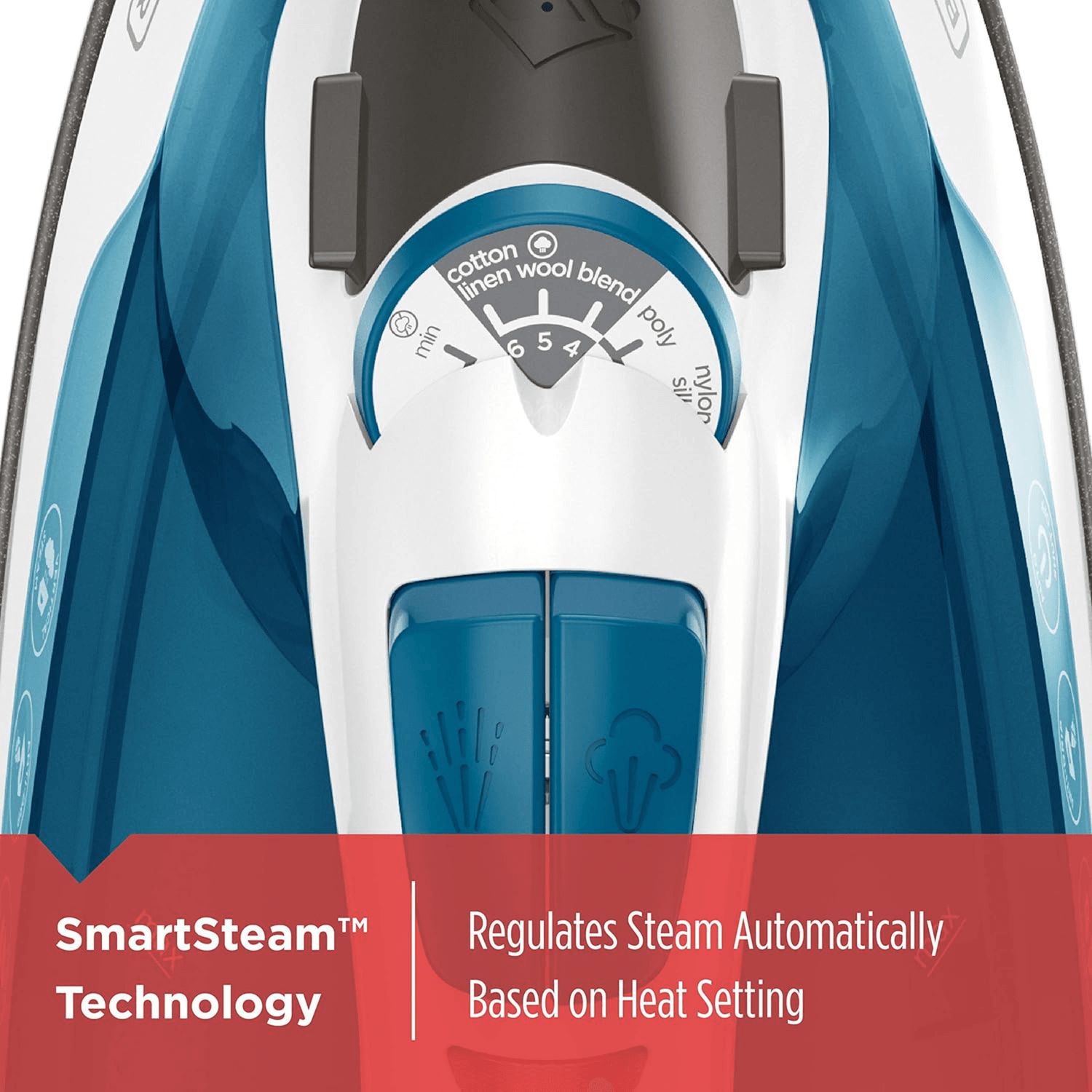 Black &amp; Decker Easy Steam TrueGlide Nonstick SmartSteam Compact Iron Jupiter Gear Home