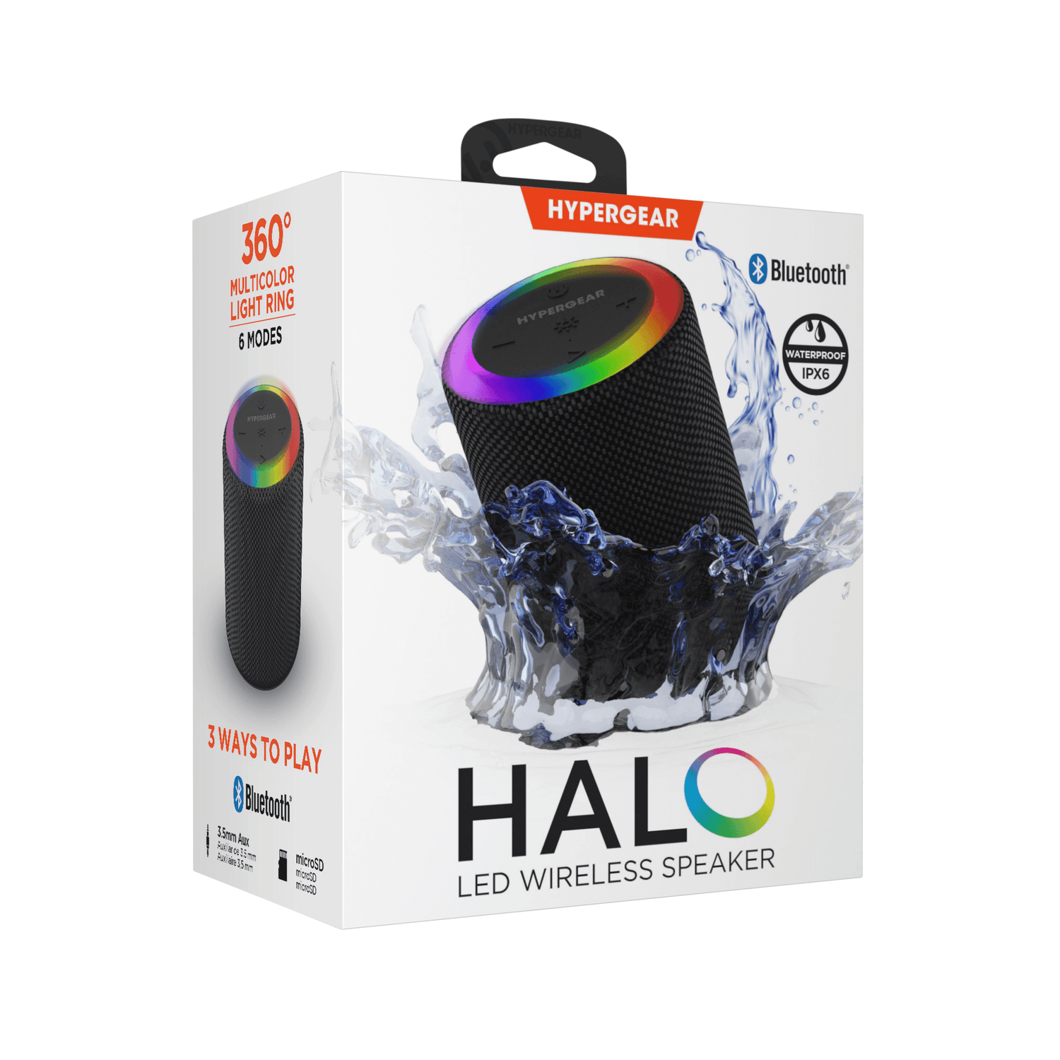 HyperGear Halo Wireless LED Speaker Jupiter Gear Home