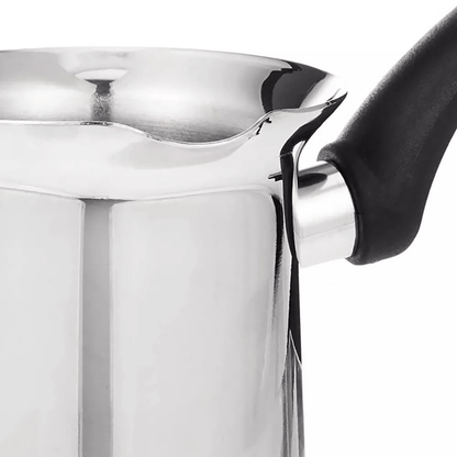 Korkmaz Orbit Stainless Steel 4-Cup Turkish Coffee Pot Jupiter Gear Home
