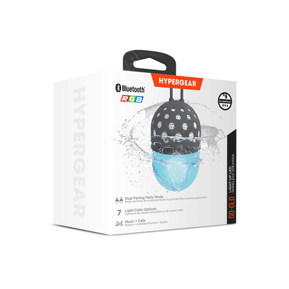 HyperGear Go-Glo Light-Up LED Wireless Speaker Jupiter Gear Home