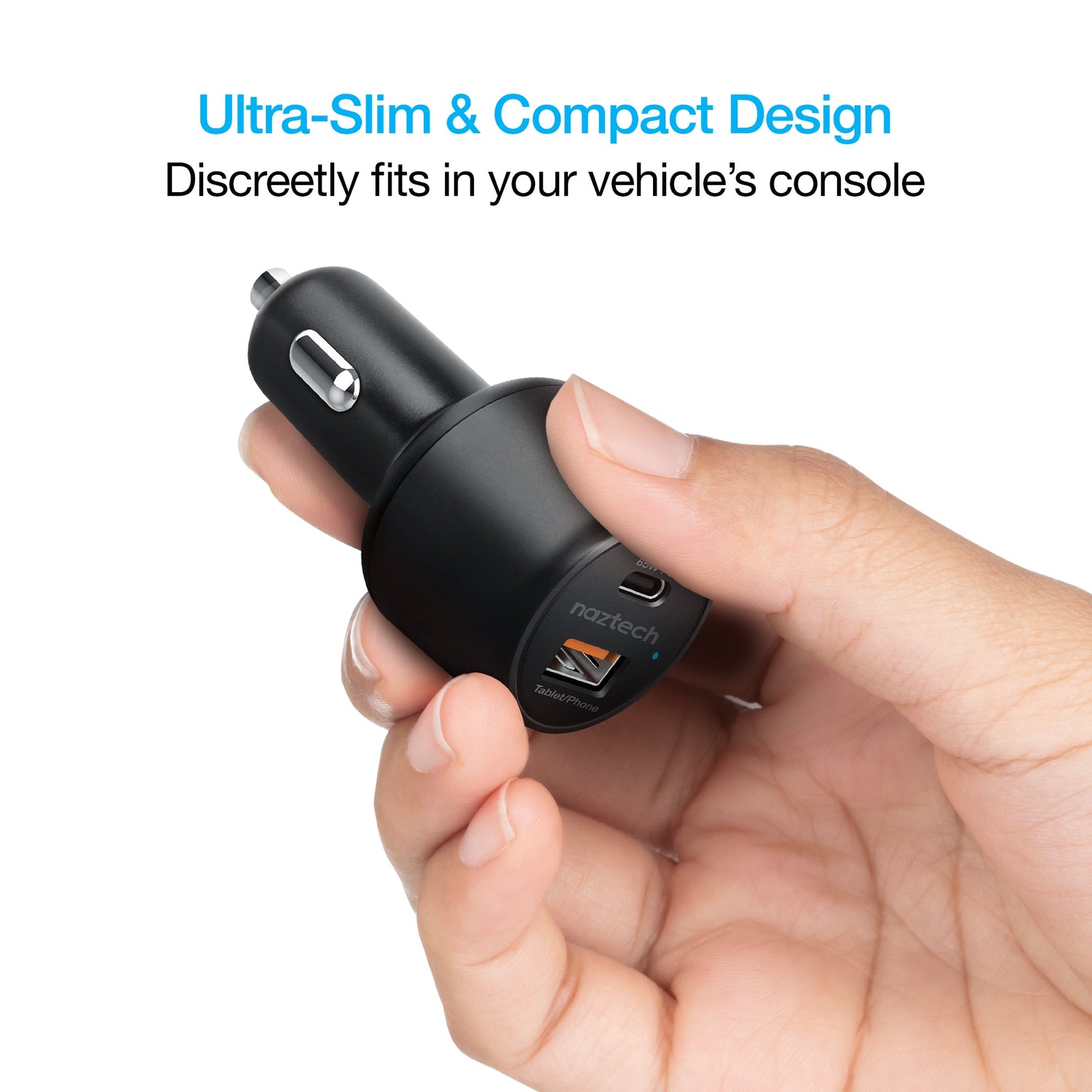 Naztech SpeedMax65 PD65W + QC3 Car Charger Jupiter Gear Home