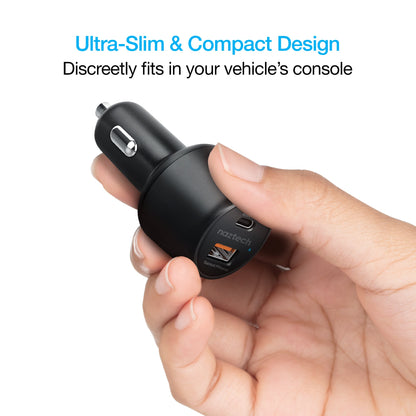 Naztech SpeedMax65 PD65W + QC3 Car Charger Jupiter Gear Home