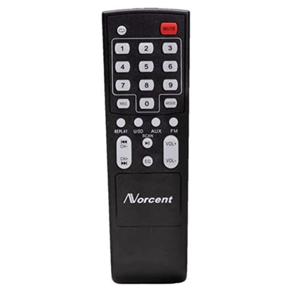 Norcent 8" Portable Bluetooth Outdoor Speaker with FM Radio and LED Lights Jupiter Gear Home