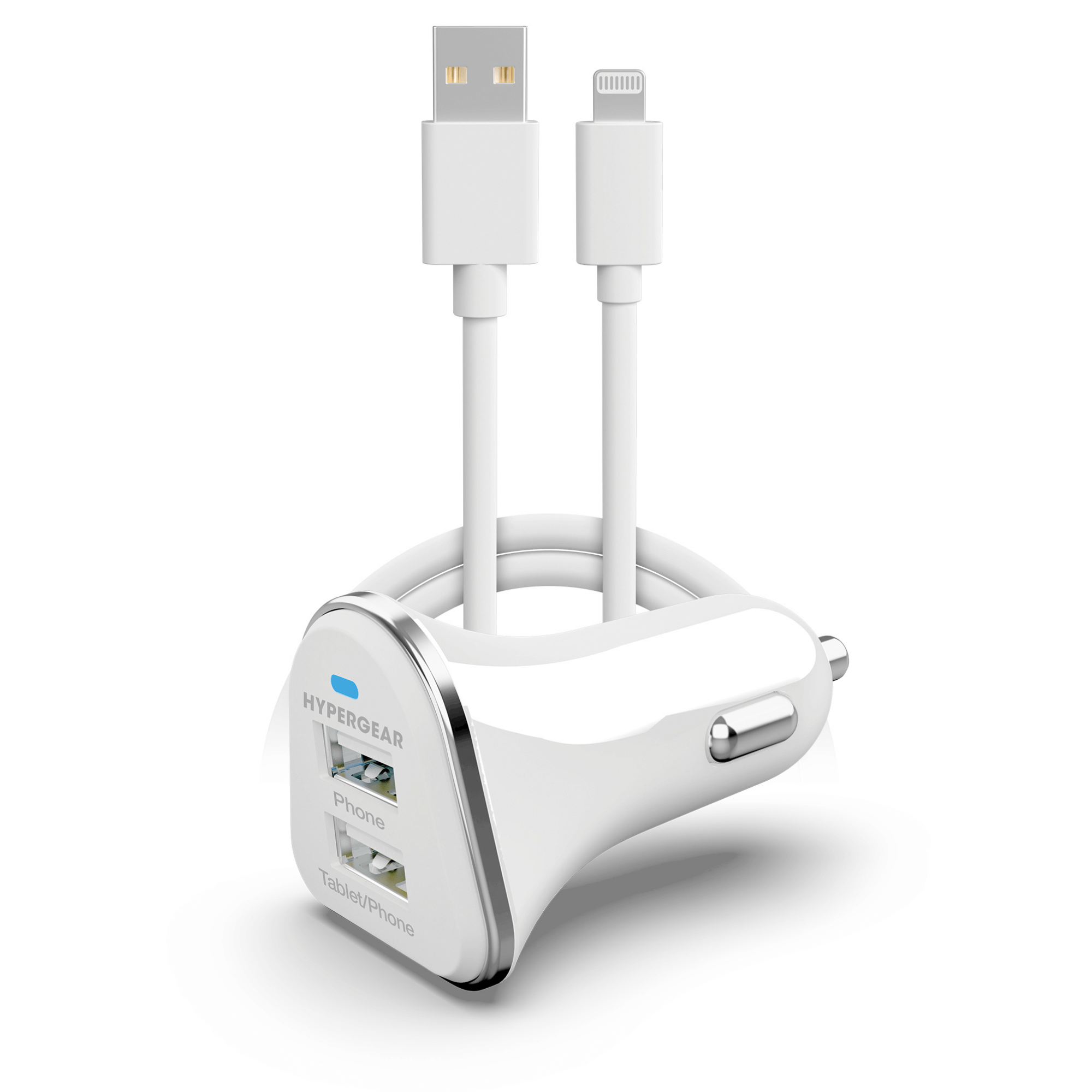 HyperGear Hi-Power Dual USB 3.4A Car Charger for iPhones and AirPods Jupiter Gear Home