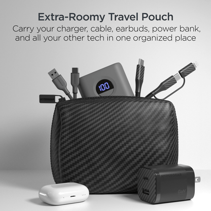 HyperGear TECHcessories 30W USB-C PD Charging Kit with Travel Pouch Jupiter Gear Home