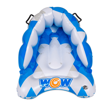 WOW Watersports Snow Tube Bobsled for Kids and Adults w Front Snow Shield Jupiter Gear Home