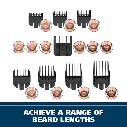 Wahl Groomsman 16-Piece Rechargeable Beard Trimmer and Nose Hair Trimmer Jupiter Gear Home