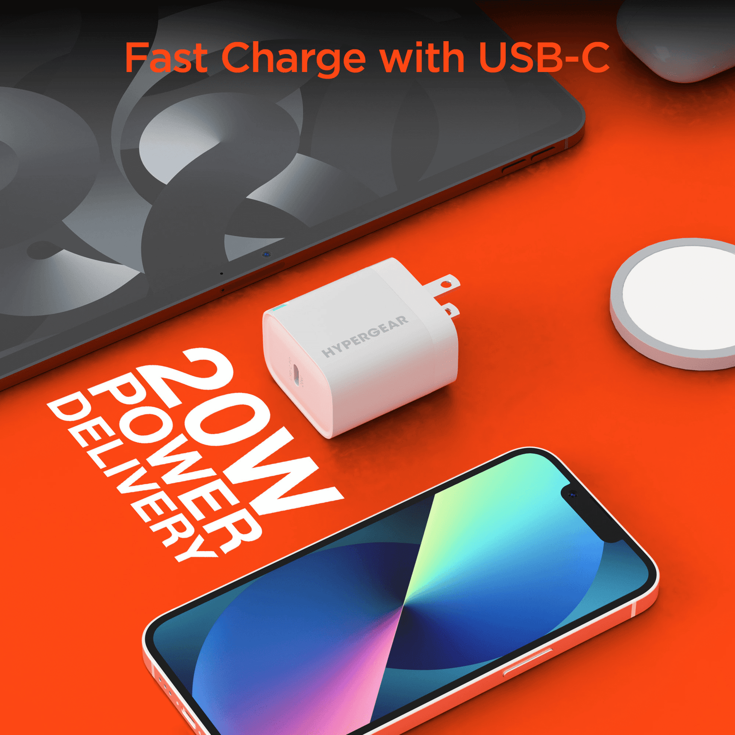 HyperGear 20W USB-C PD Wall Charger Jupiter Gear Home