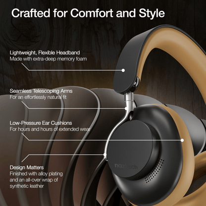 Naztech Aura 360 ANC Wireless Headphones Jupiter Gear Home