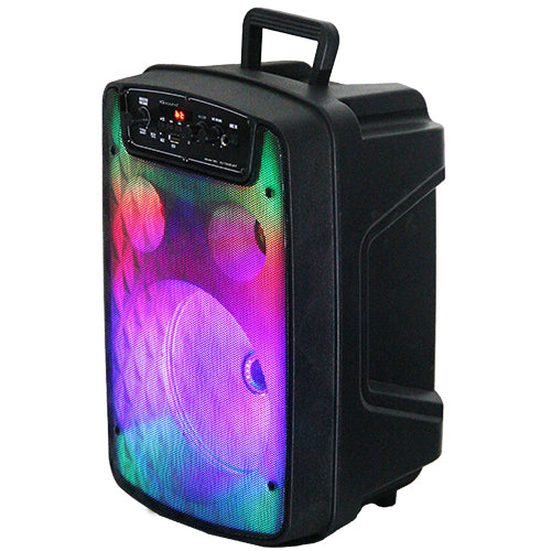 Supersonic 8" Bluetooth Speaker FIRE BOX with TWS &amp; LED Color Lights to Beat (IQ-7008DJBT) Jupiter Gear Home