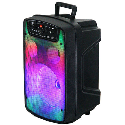 Supersonic 8" Bluetooth Speaker FIRE BOX with TWS &amp; LED Color Lights to Beat (IQ-7008DJBT) Jupiter Gear Home