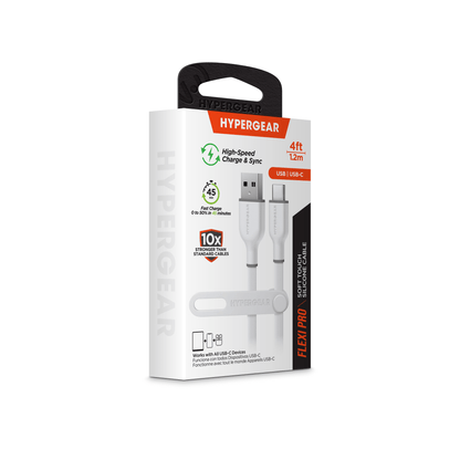 HyperGear Flexi PRO USB to USB-C Cable 4ft Jupiter Gear Home