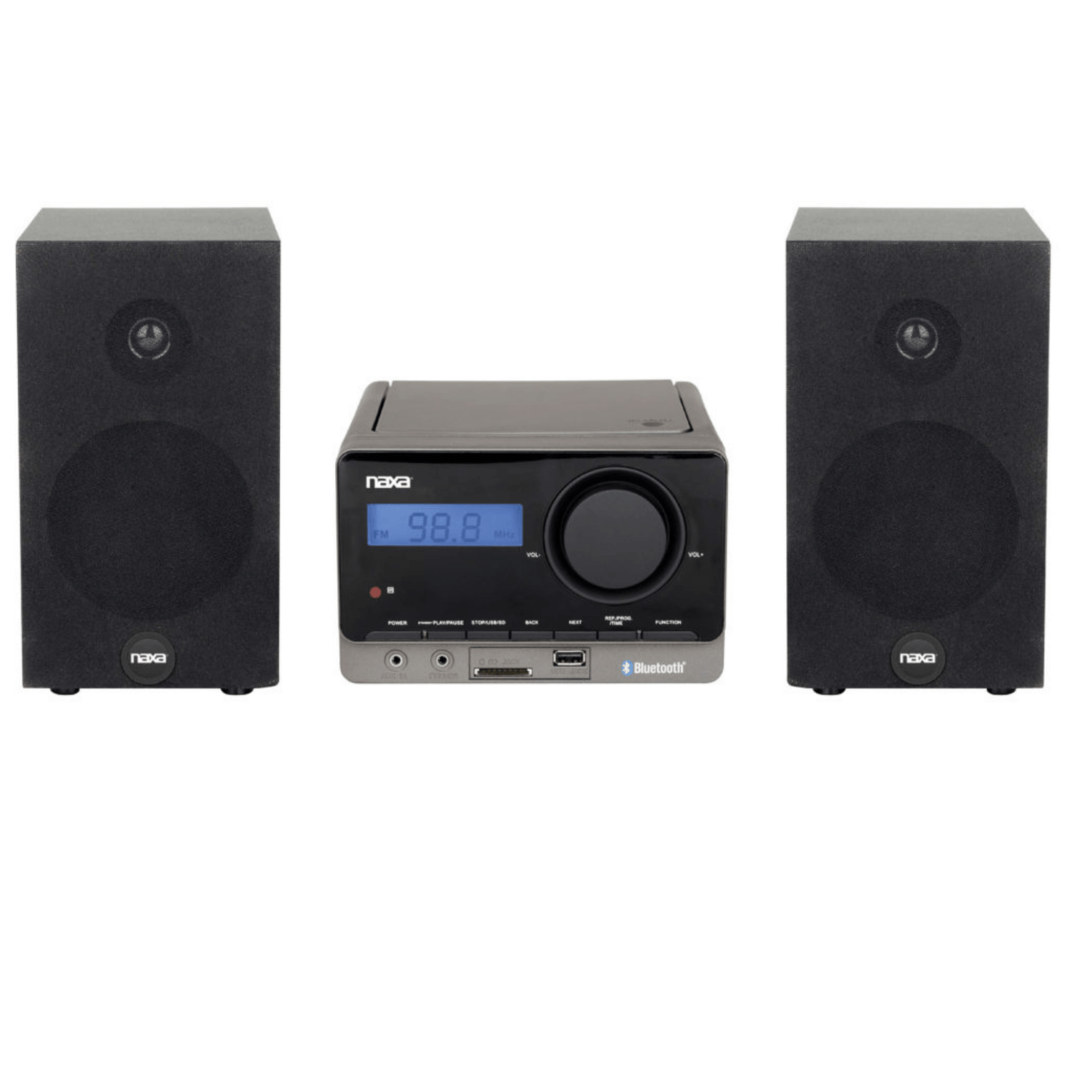 Naxa MP3 Microsystem with Bluetooth - Refurbished Jupiter Gear Home