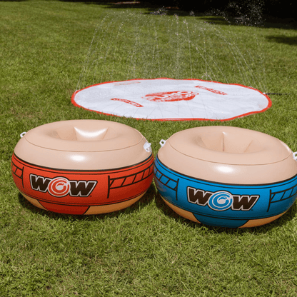 WOW Watersports 10ft Sumo Wrestling Spray Pad with 2 Sumo Belly-Bumpers Jupiter Gear Home