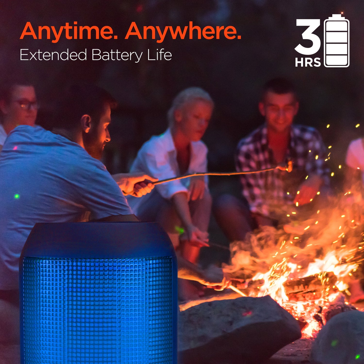 HyperGear Rave Mini Wireless LED Speaker Jupiter Gear Home