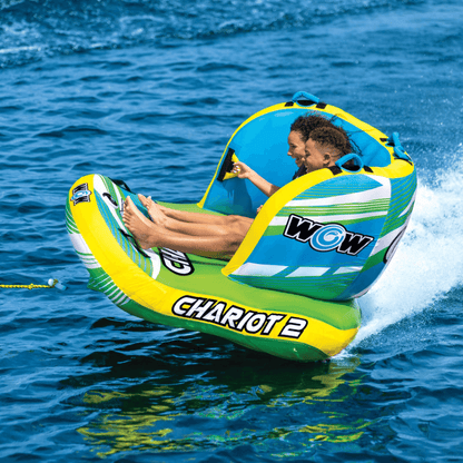 WOW Watersports Chariot 2-Person Towable w Front and Back Tow Points Jupiter Gear Home