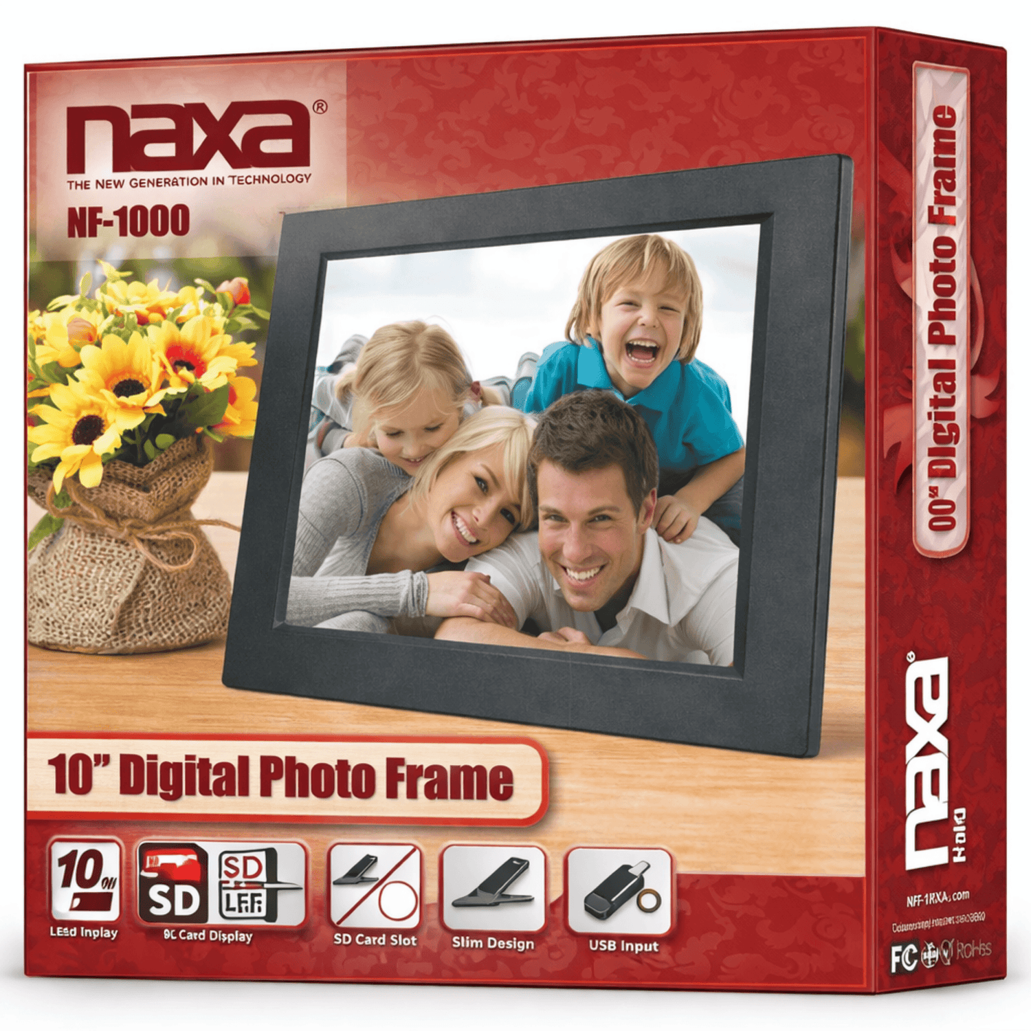 Naxa 10.1" Digital Photo Frame - Refurbished Jupiter Gear Home