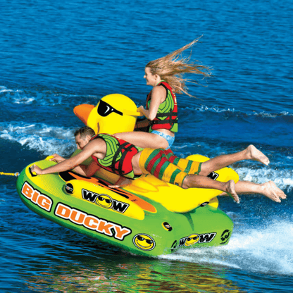 WOW Watersports Big Ducky 1 2 or 3 Person Inflatable Towable Deck Tube Jupiter Gear Home