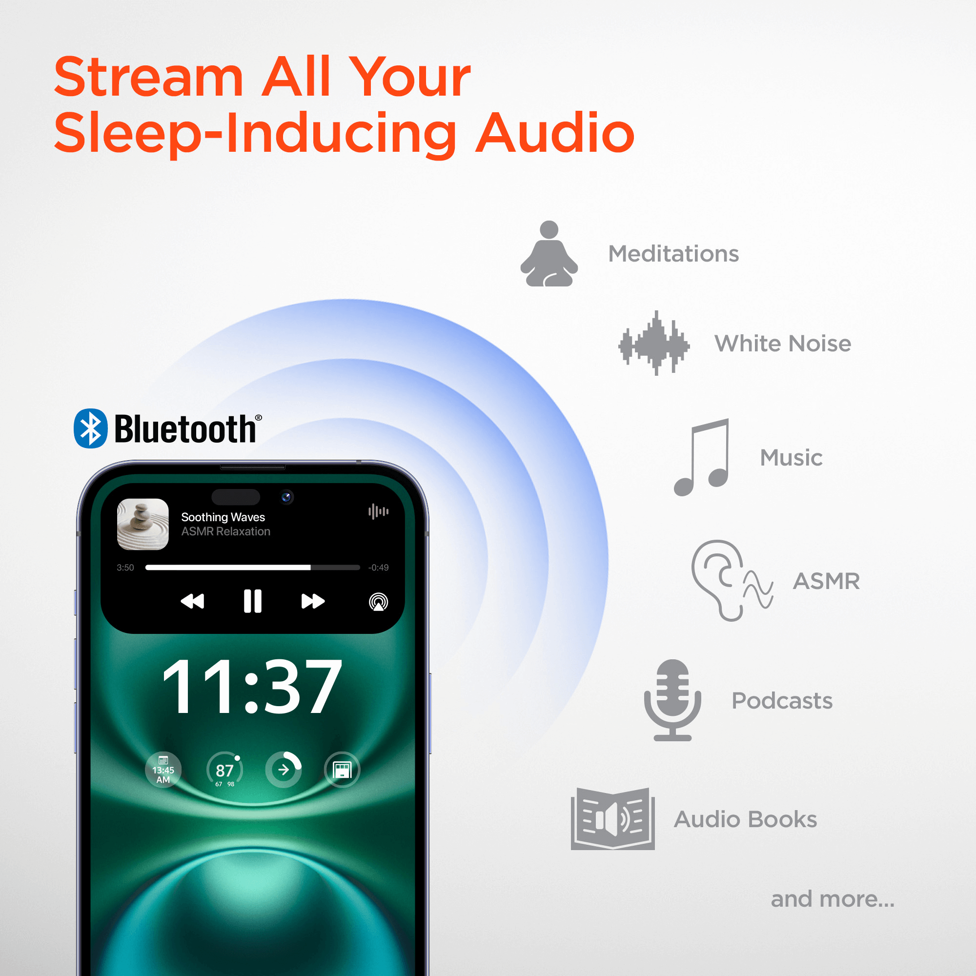HyperGear SleepEEZ Mini Noise-Blocking True Wireless Earbuds for Sleeping Jupiter Gear Home