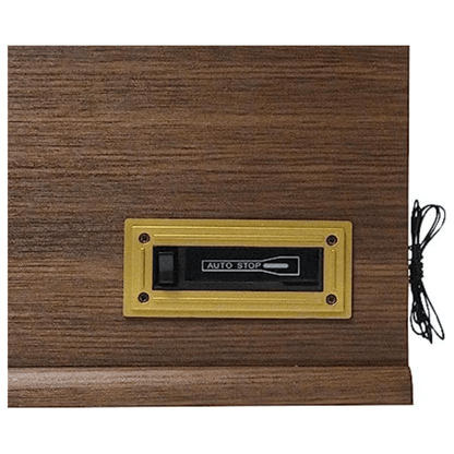 Victor State 7-in-1 Wood Music Center Espresso - Refurbished Jupiter Gear Home