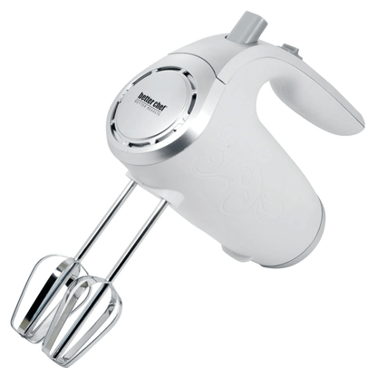Better Chef 5-Speed 150W Hand Mixer with Silver Accents and Storage Clip Jupiter Gear Home