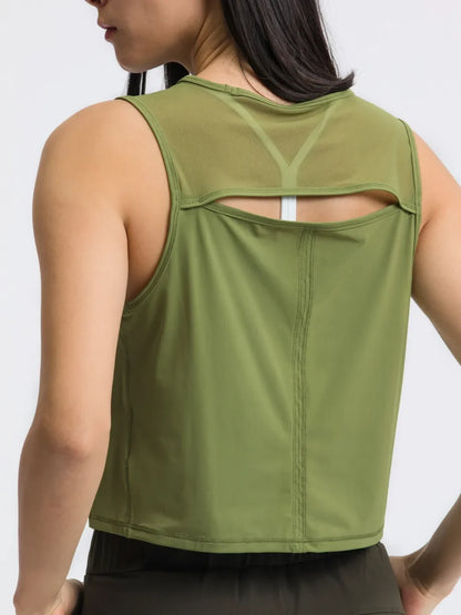 JupiterGear Round-Neck Cropped Tank Jupiter Gear Home