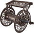 704 Decorative Cast Aluminum Wall Mount Garden Hose Reel, Holds 125-Feet of 5/8-Inch Hose - Bronze