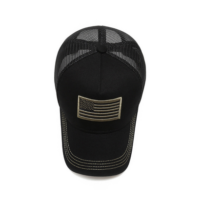 JupiterGear American Flag Trucker Hat with Adjustable Strap | Breathable &amp; Unisex Jupiter Gear Home