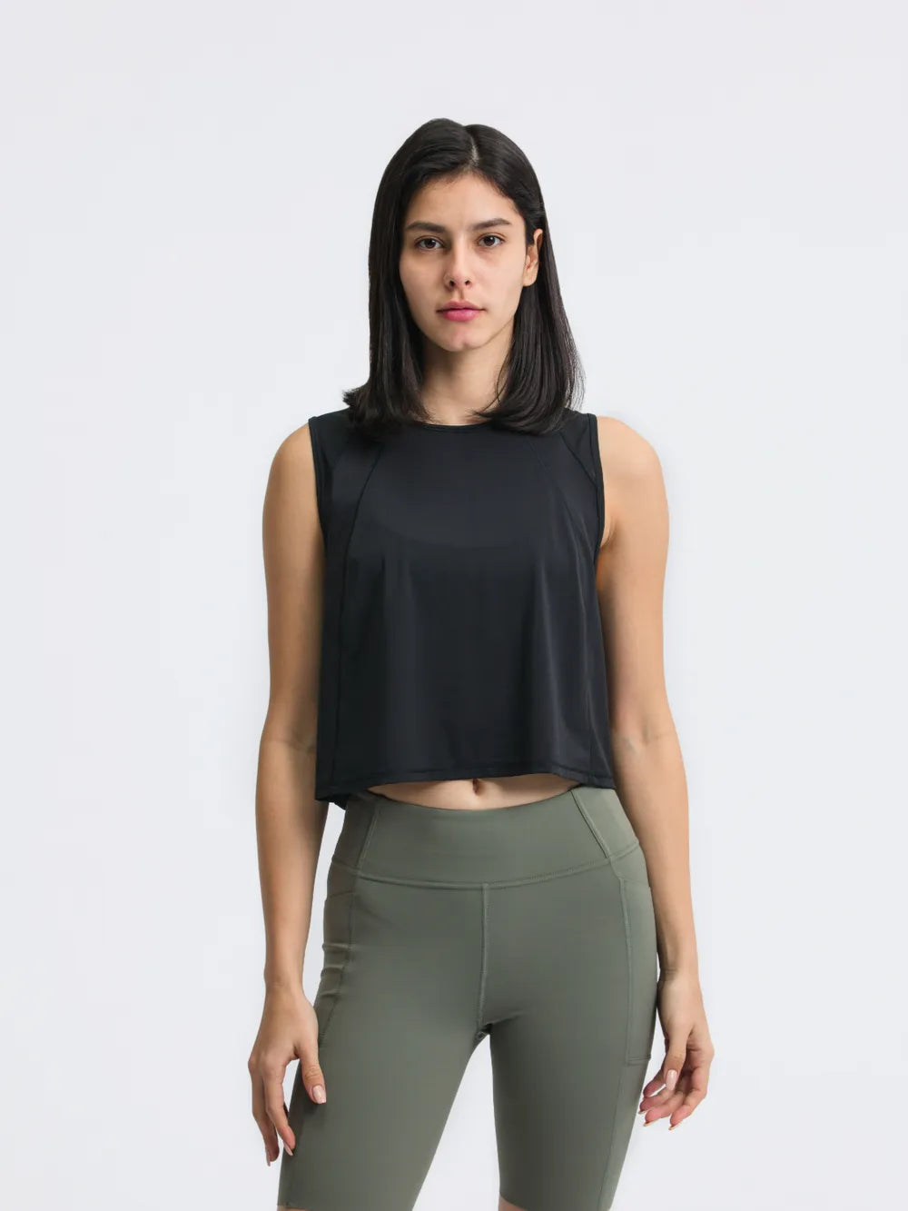 JupiterGear Round-Neck Cropped Tank Jupiter Gear Home