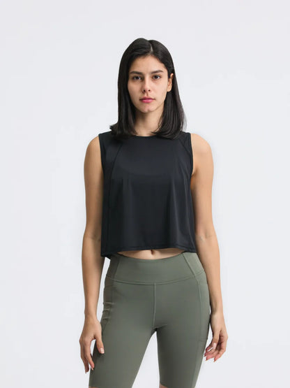 JupiterGear Round-Neck Cropped Tank Jupiter Gear Home
