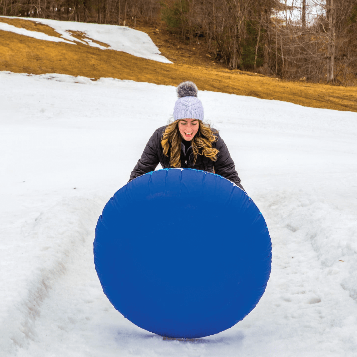 WOW Watersports Surge Tarpaulin-Bottom Snow Tube with Tow Leash Jupiter Gear Home