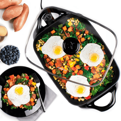 Presto 16-Inch Extra Large Non-Stick Skillet with Glass Lid Jupiter Gear Home