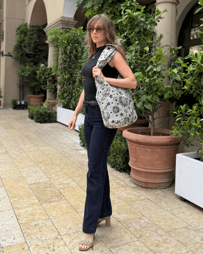 Kathmandu Collection Celestial Print Hobo Bag Jupiter Gear Home