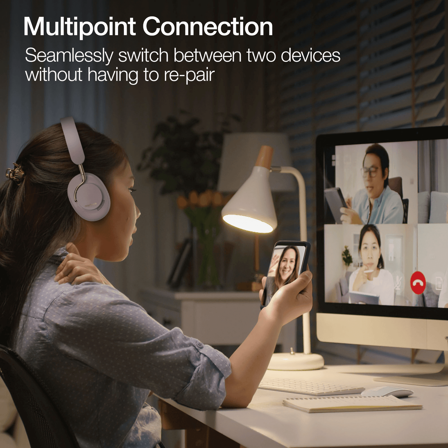 Naztech Aura 360 ANC Wireless Headphones Jupiter Gear Home