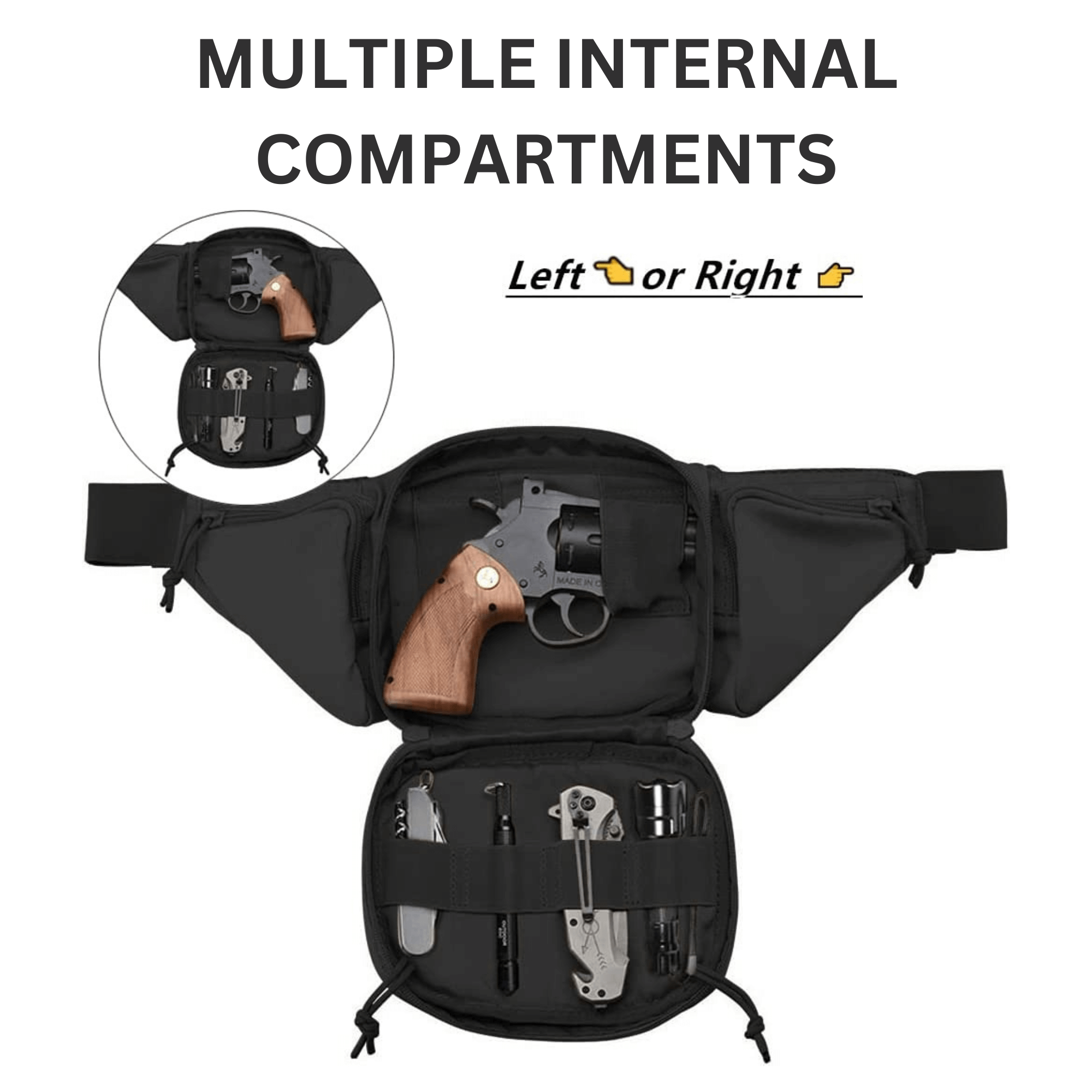 JupiterGear Tactical Military Fanny Pack Waist Bag &amp; MOLLE EDC Pouch For Outdoor Activities Jupiter Gear Home