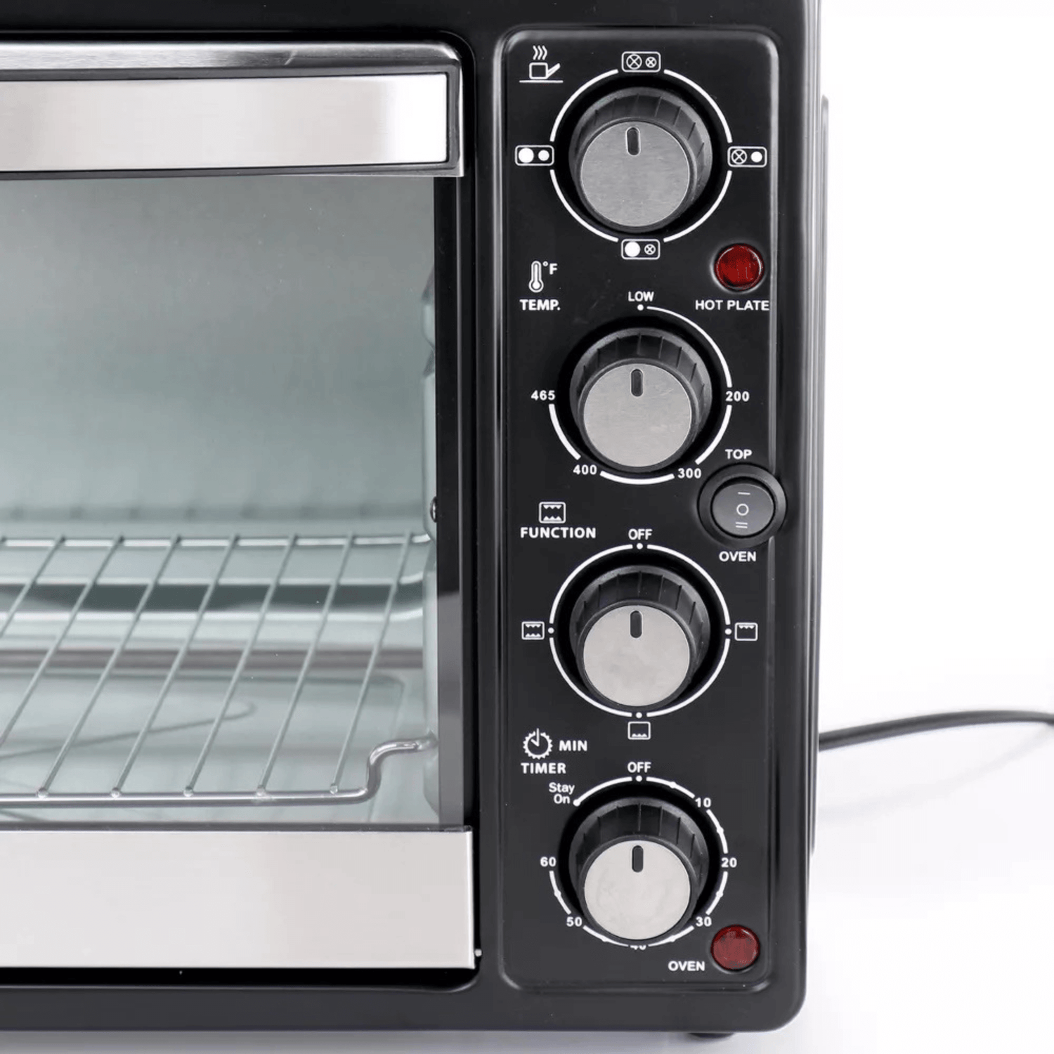 Better Chef Central XL Toaster Oven Broiler with Dual Element Solid Burners Jupiter Gear Home