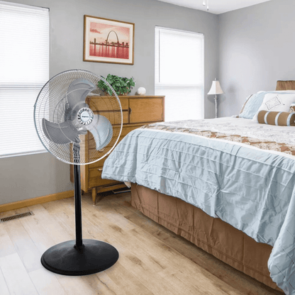 Impress 18-Inch 3-in-1 High-Velocity Fan with Floor Stand and Wall Mount Jupiter Gear Home