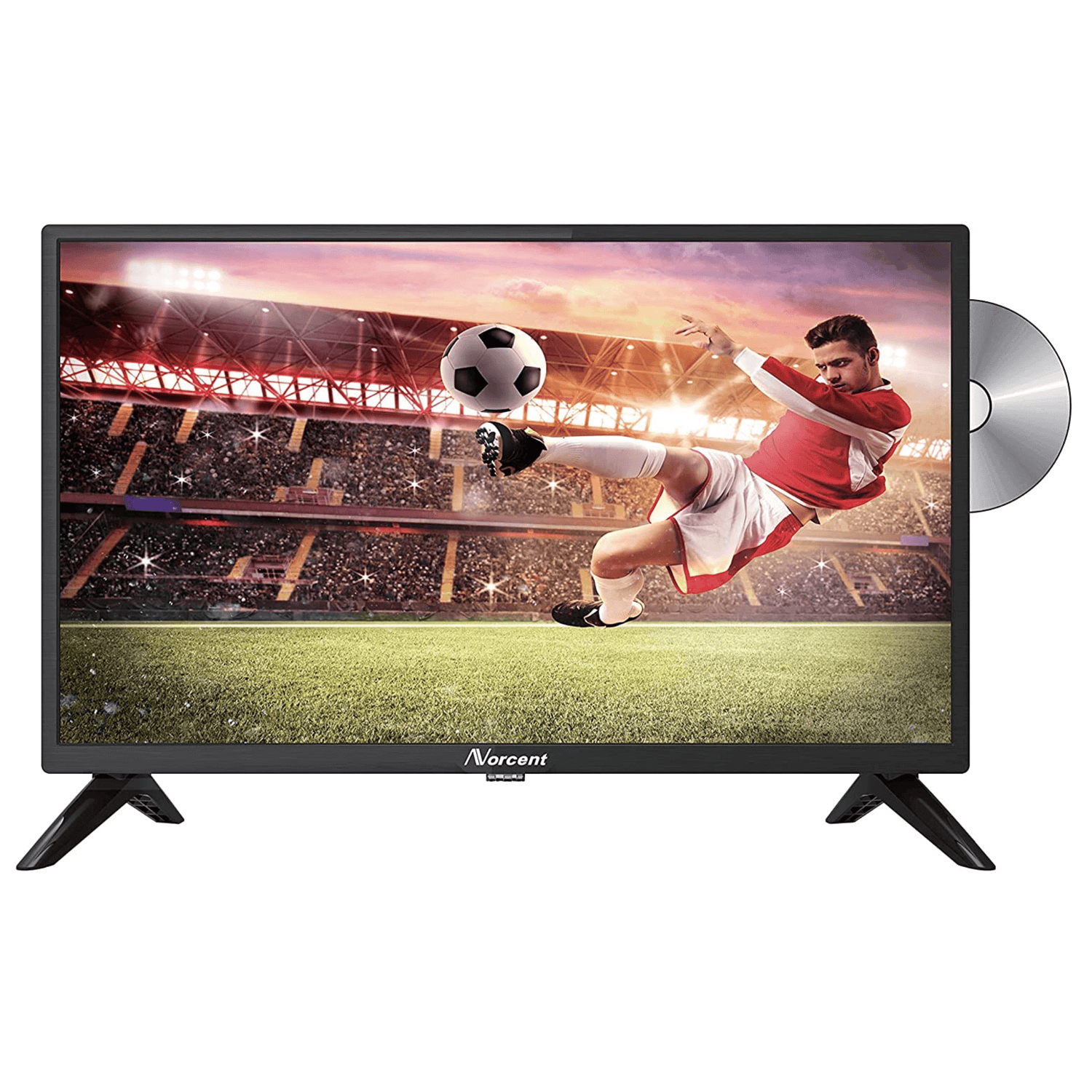 Norcent 24 Inch 720P LED HD Backlight Flat TV DVD Combo with Multimedia Access Jupiter Gear Home