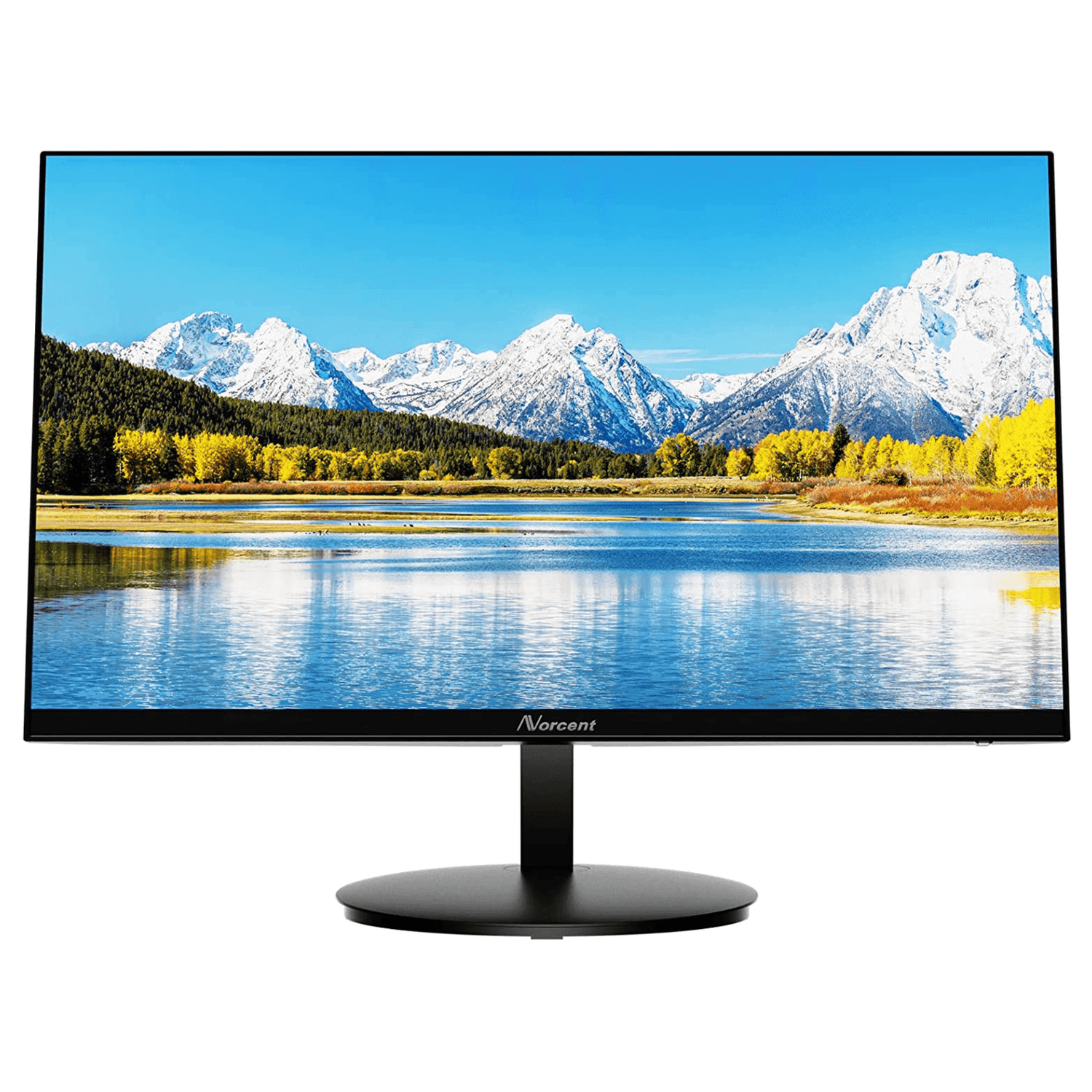 Norcent 24 Inch Frameless Computer Monitor FHD 75HZ VA with Built-In Speakers Jupiter Gear Home