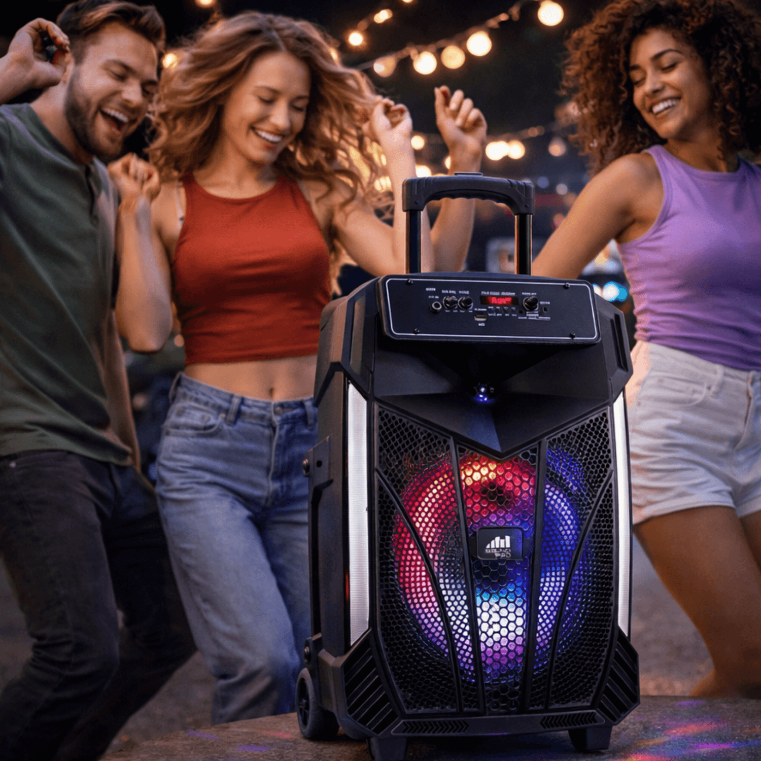 Naxa Portable 12" Bluetooth Party Speaker - Refurbished Jupiter Gear Home