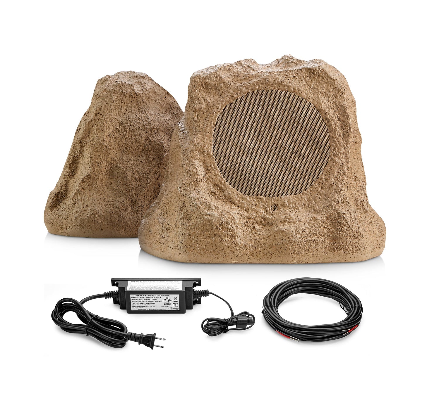 SoundPro Dual Bluetooth Outdoor Weatherproof Rock Landscape Speakers Jupiter Gear Home