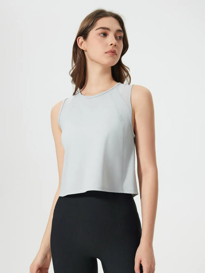 JupiterGear Round-Neck Cropped Tank Jupiter Gear Home