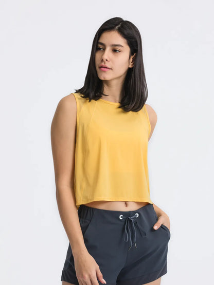 JupiterGear Round-Neck Cropped Tank Jupiter Gear Home