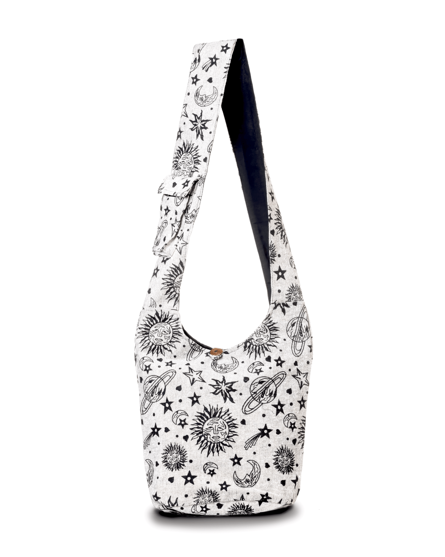 Kathmandu Collection Celestial Print Hobo Bag Jupiter Gear Home