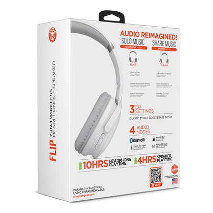 HyperGear Flip 2-in-1 Headphones Plus Speaker Jupiter Gear Home